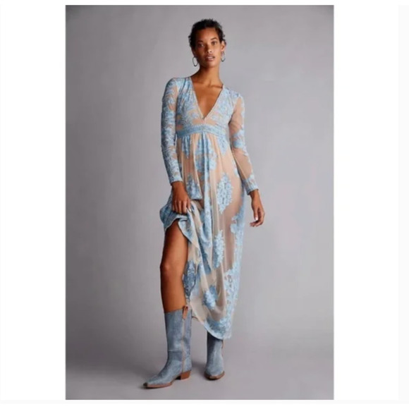 For Love And Lemons Temecula Maxi Dress NEW - Picture 1 of 5